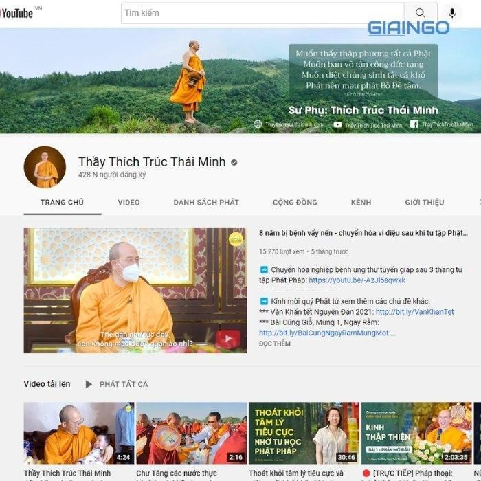 Thích Trúc Thái Minh YouTube là gì