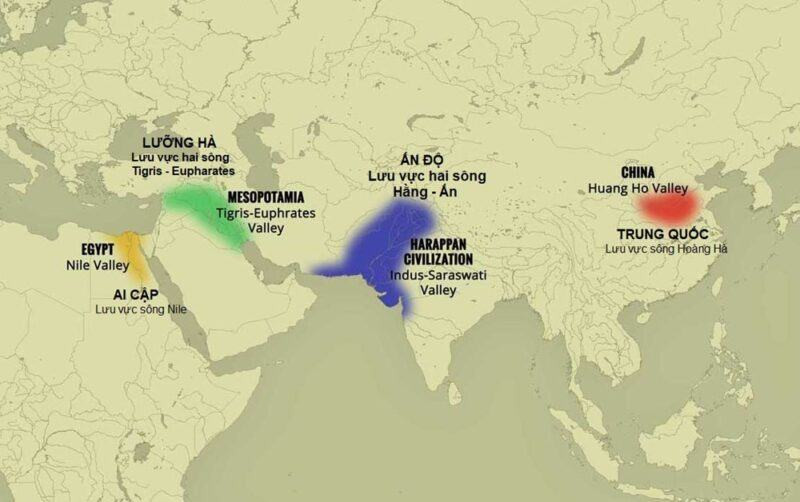So sánh các quốc gia cổ đại phương Đông và phương Tây