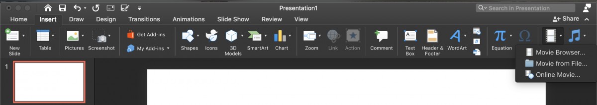 Cách chèn file ảnh động GIF và video vào PowerPoint 00