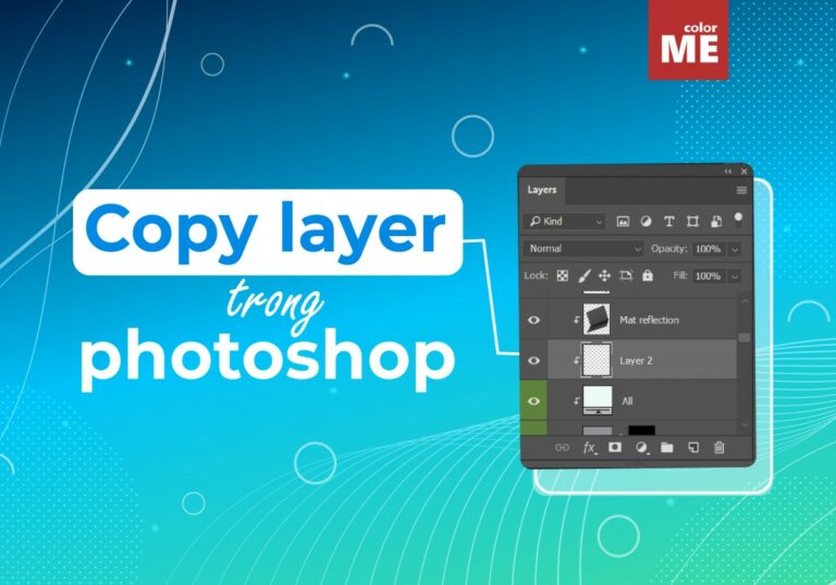 Cách copy layer trong photoshop cs6