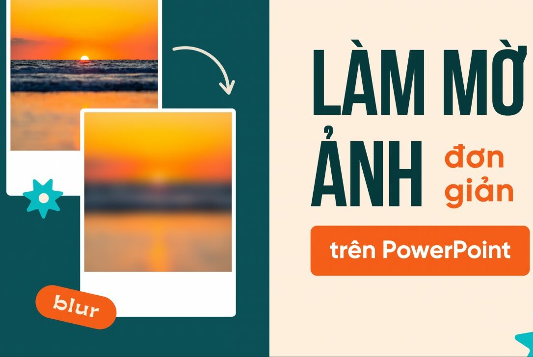 Cách làm mờ ảnh trong PowerPoint