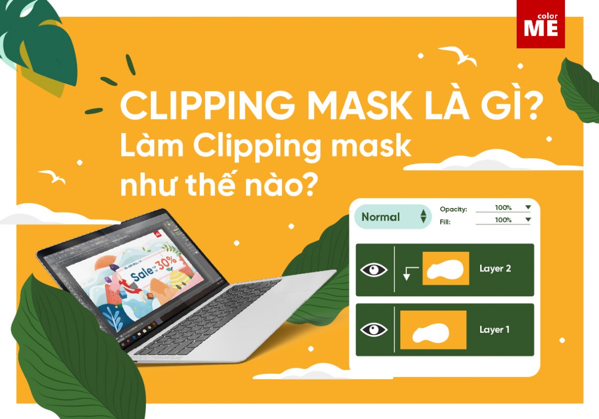 Clipping mask trong AI Illutrator là gì và cách dùng Clipping mask hiệu quả