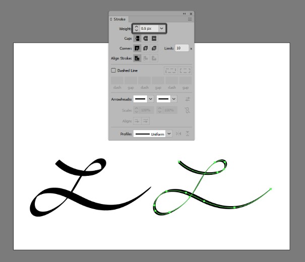 Hướng dẫn cách dùng brush Calligraphy trong Adobe Illustrator