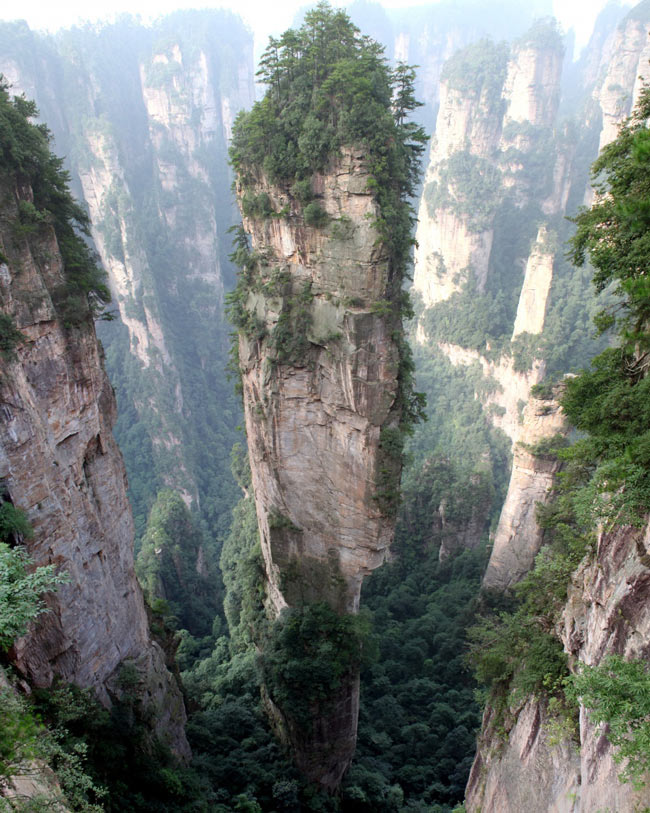 Núi Tianzi ở Trung Quốc - Hình nền thiên nhiên đẹp