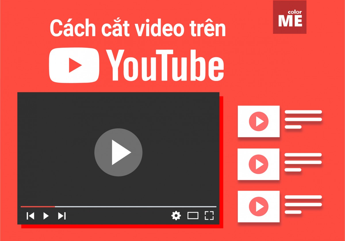 cách cắt video trên Youtube