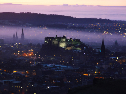 Edinburgh về đêm - hình nền máy tình đẹp